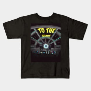 Hyperspace art Kids T-Shirt